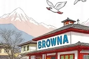 雪落无声：雪原孤屋窗口亮着一盏灯的文艺短篇漫画封面